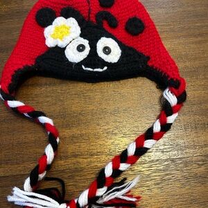 Y2K ladybug hat